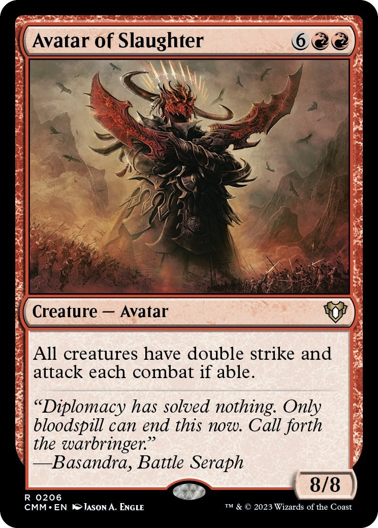 Image for Avatar of Slaughter (206) (Commander Masters) - Magic: The Gathering