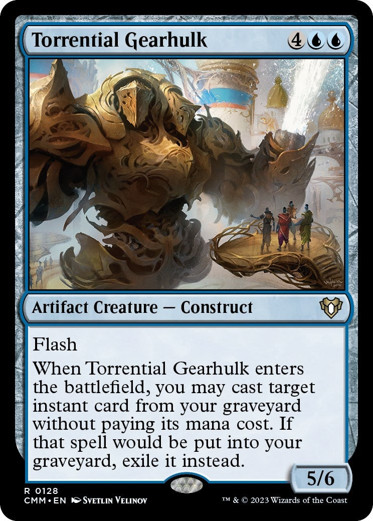 Image for Torrential Gearhulk (128) (Commander Masters) - Magic: The Gathering