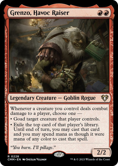 Image for Grenzo, Havoc Raiser (228) (Commander Masters) - Magic: The Gathering