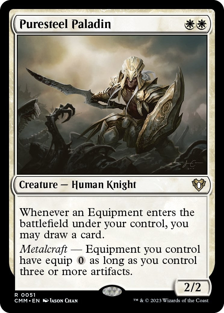Image for Puresteel Paladin (51) (Commander Masters) - Magic: The Gathering