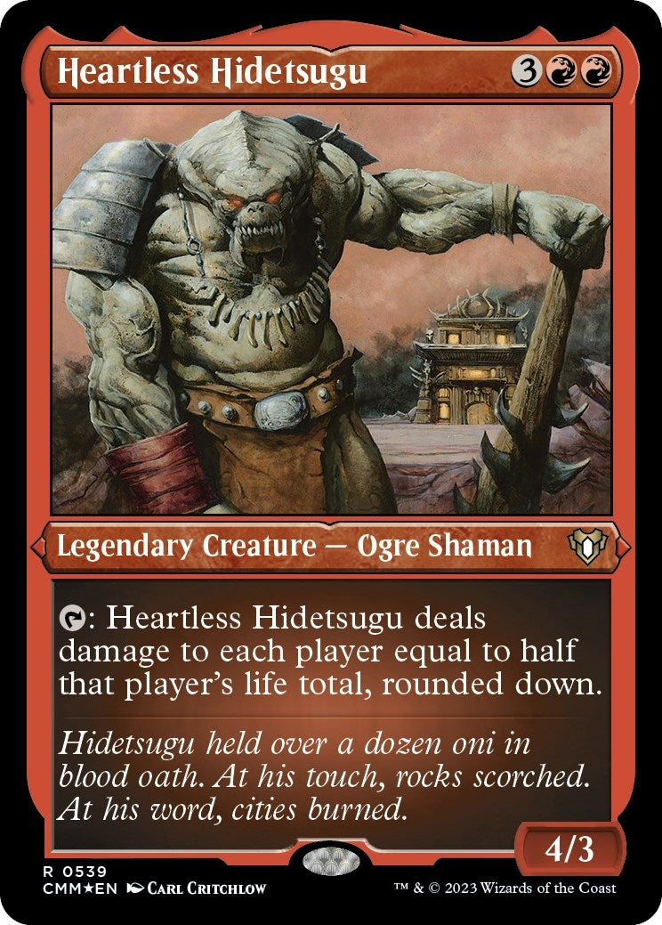 Image for Heartless Hidetsugu (Foil Etched) (539) (Commander Masters) - Magic: The Gathering