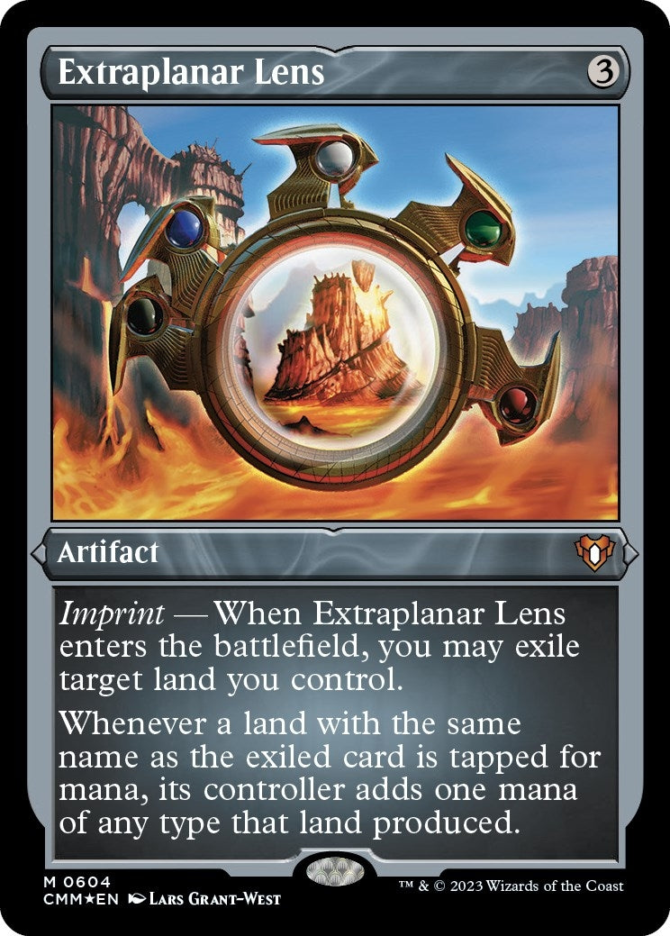 Image for Extraplanar Lens (Foil Etched) (604) (Commander Masters) - Magic: The Gathering