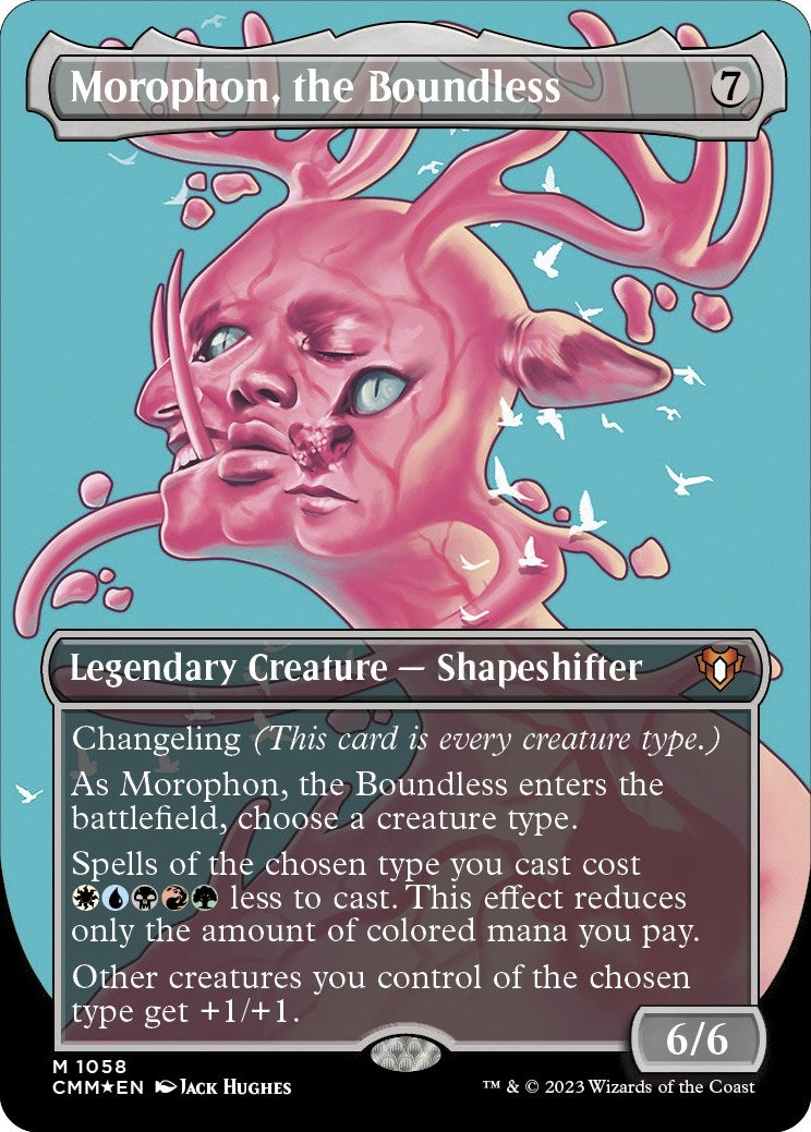 Image for Morophon, the Boundless (Textured Foil) (1058) (Commander Masters) - Magic: The Gathering