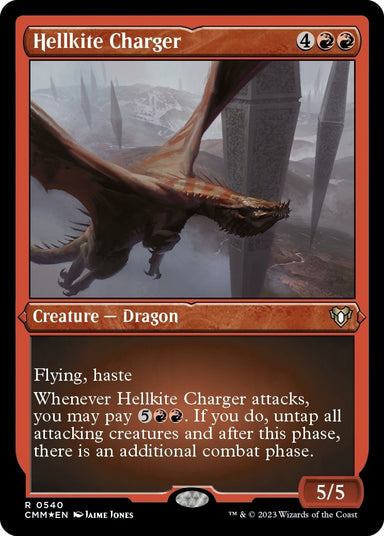 Image for Hellkite Charger (Foil Etched) (540) (Commander Masters) - Magic: The Gathering