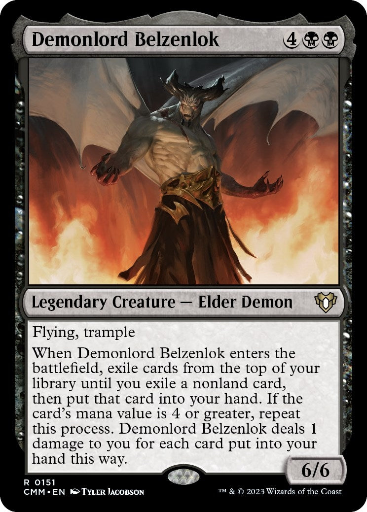 Image for Demonlord Belzenlok (151) (Commander Masters) - Magic: The Gathering