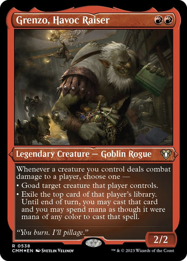 Image for Grenzo, Havoc Raiser (Foil Etched) (538) (Commander Masters) - Magic: The Gathering