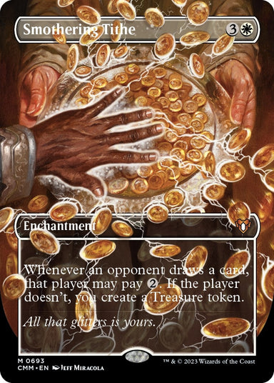 Image for Smothering Tithe (Borderless) (693) (Commander Masters) - Magic: The Gathering