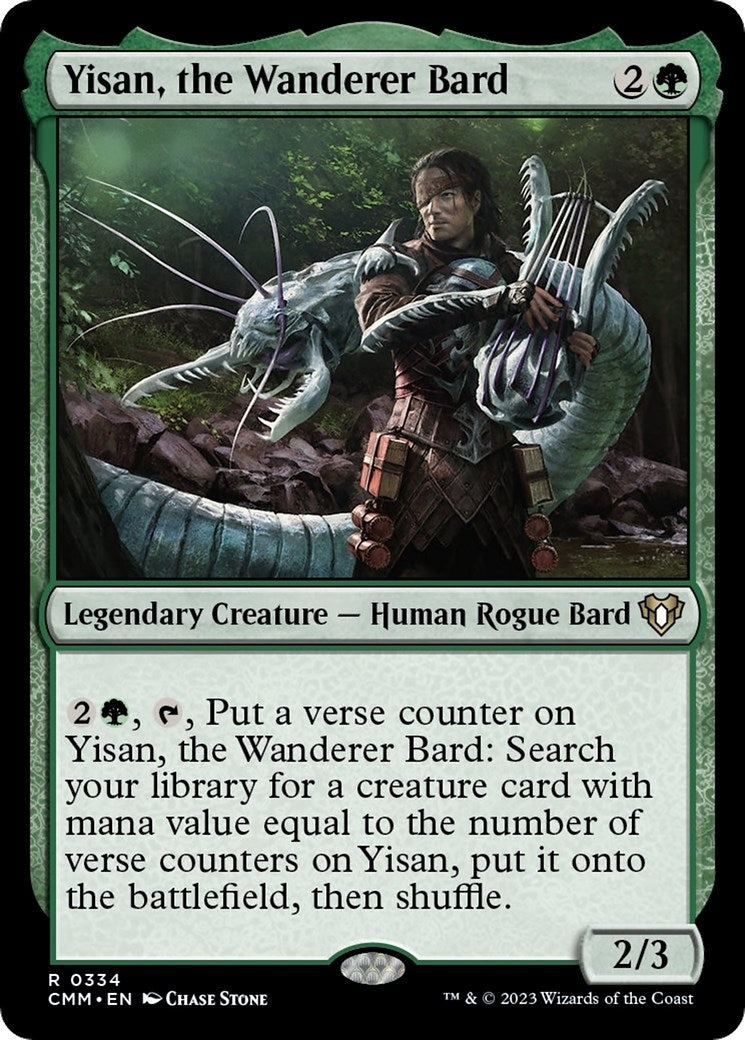 Image for Yisan, the Wanderer Bard (334) (Commander Masters) - Magic: The Gathering