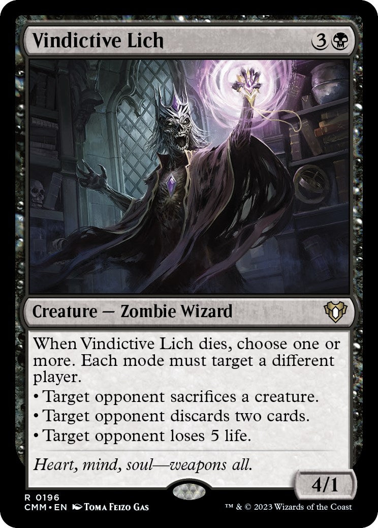 Image for Vindictive Lich (196) (Commander Masters) - Magic: The Gathering