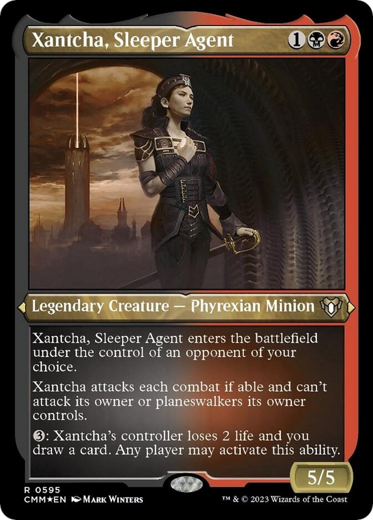 Image for Xantcha, Sleeper Agent (Foil Etched) (595) (Commander Masters) - Magic: The Gathering
