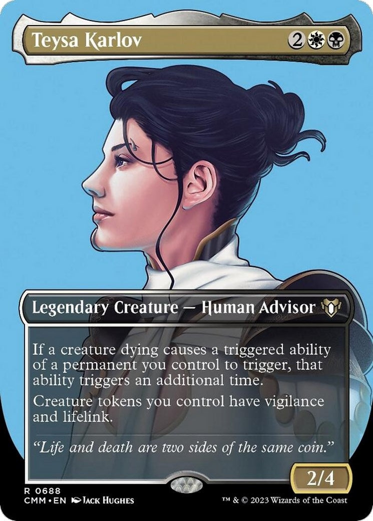 Image for Teysa Karlov (Borderless) (688) (Commander Masters) - Magic: The Gathering