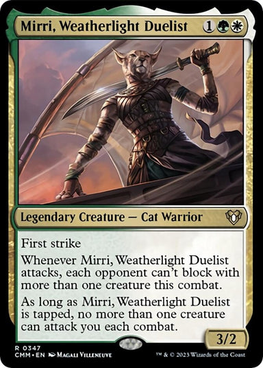 Image for Mirri, Weatherlight Duelist (347) (Commander Masters) - Magic: The Gathering
