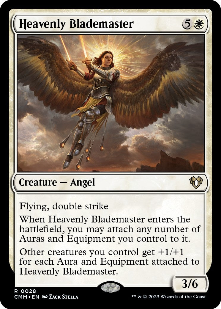 Image for Heavenly Blademaster (28) (Commander Masters) - Magic: The Gathering