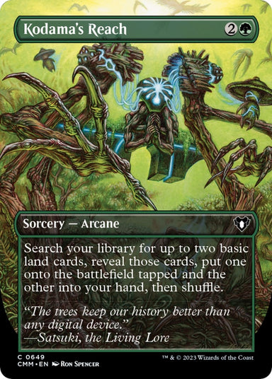 Image for Kodama's Reach (Borderless) (649) (Commander Masters) - Magic: The Gathering