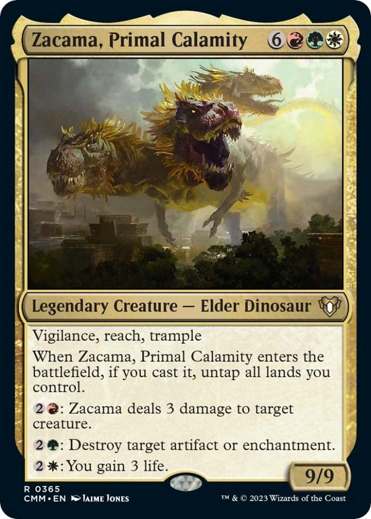 Image for Zacama, Primal Calamity (365) (Commander Masters) - Magic: The Gathering