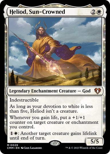 Image for Heliod, Sun-Crowned (29) (Commander Masters) - Magic: The Gathering