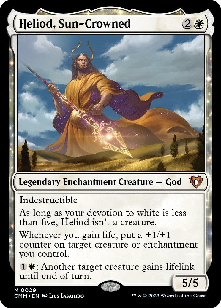 Image for Heliod, Sun-Crowned (29) (Commander Masters) - Magic: The Gathering