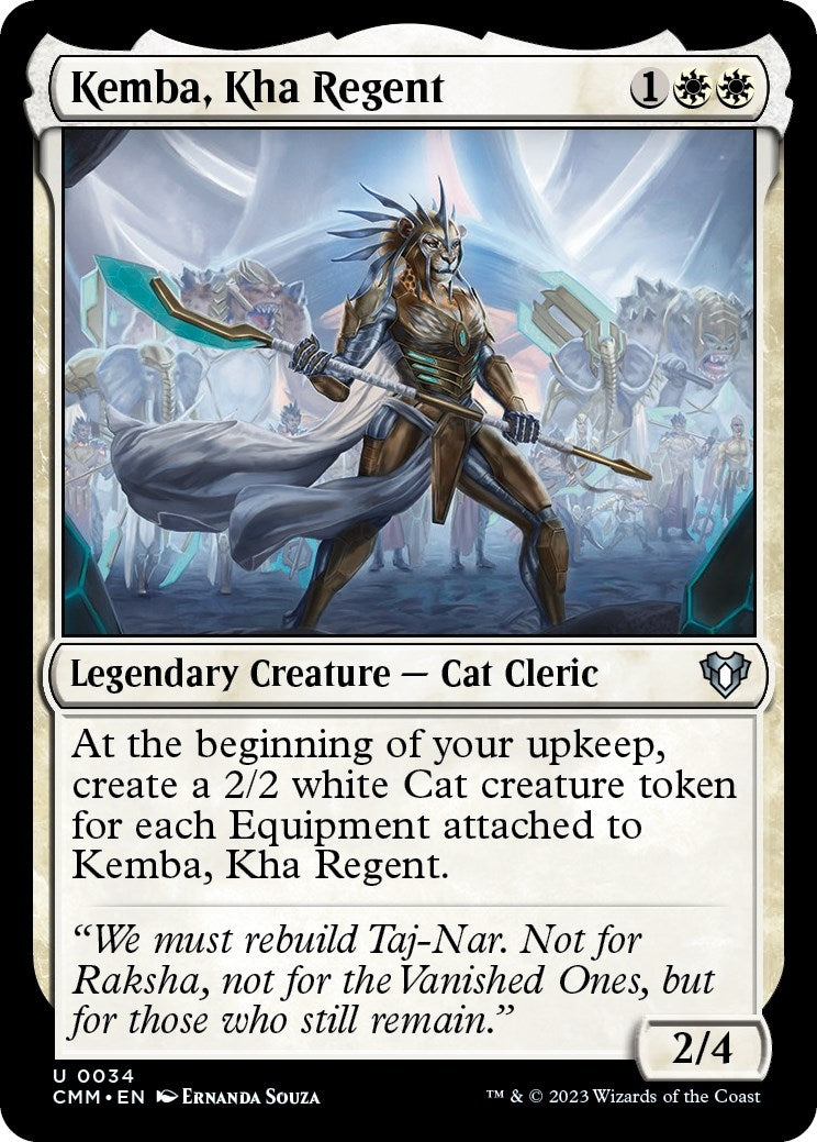 Image for Kemba, Kha Regent (34) (Commander Masters) - Magic: The Gathering