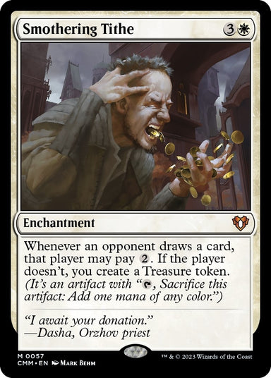 Image for Smothering Tithe (57) (Commander Masters) - Magic: The Gathering