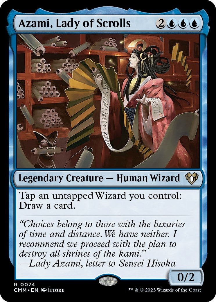 Image for Azami, Lady of Scrolls (74) (Commander Masters) - Magic: The Gathering