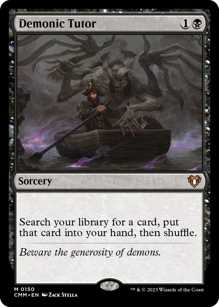 Image for Demonic Tutor (150) (Commander Masters) - Magic: The Gathering
