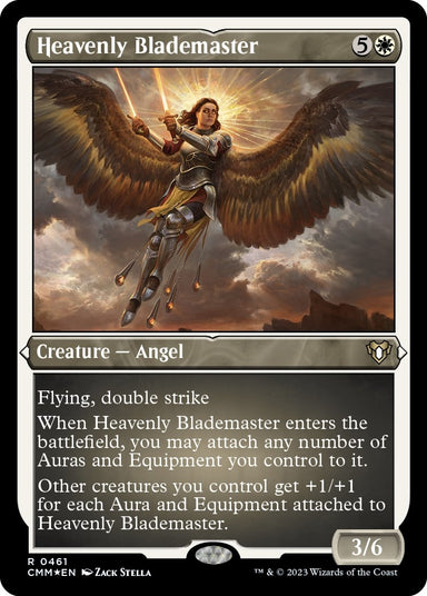 Image for Heavenly Blademaster (Foil Etched) (461) (Commander Masters) - Magic: The Gathering