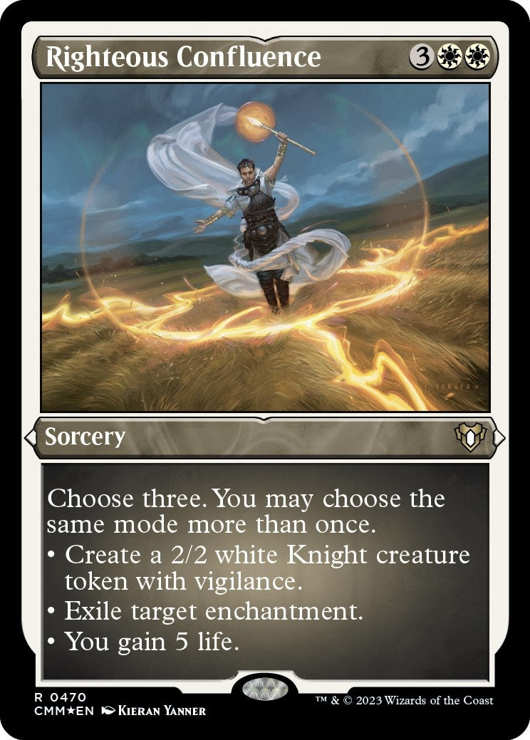Image for Righteous Confluence (Foil Etched) (470) (Commander Masters) - Magic: The Gathering