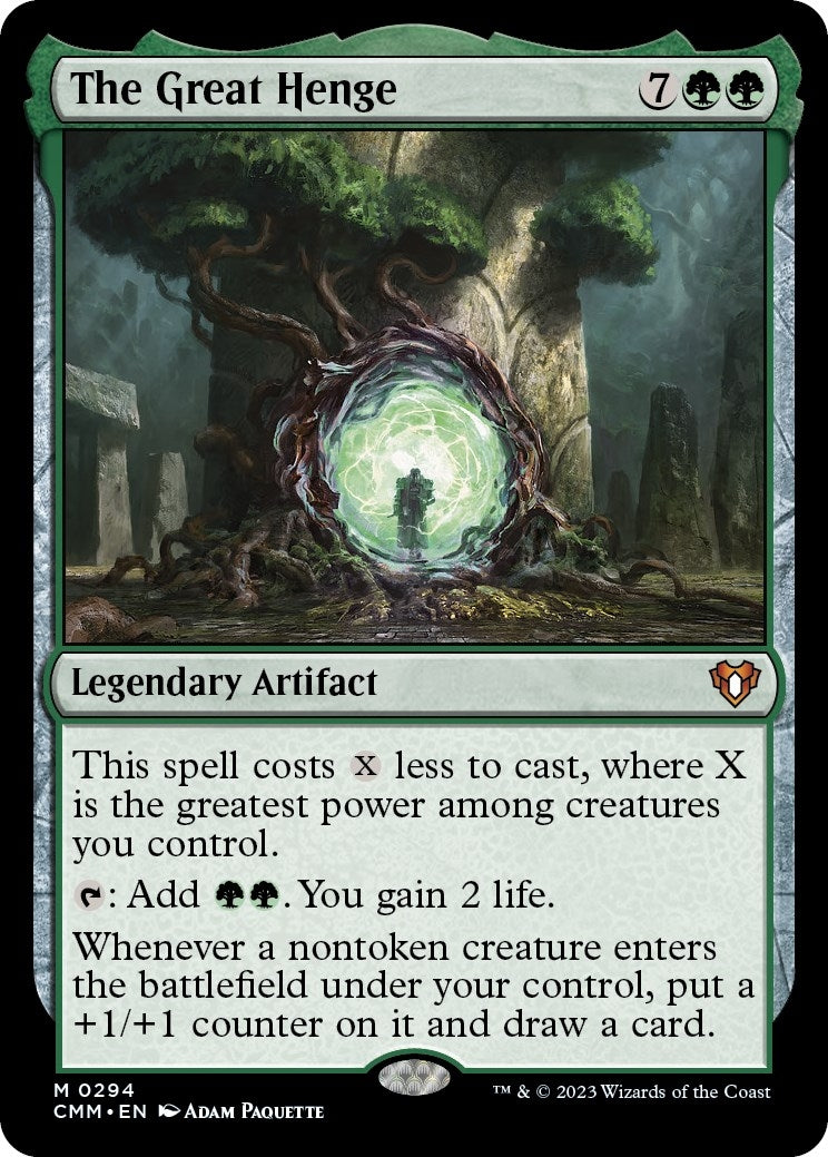 Image for The Great Henge (294) (Commander Masters) - Magic: The Gathering