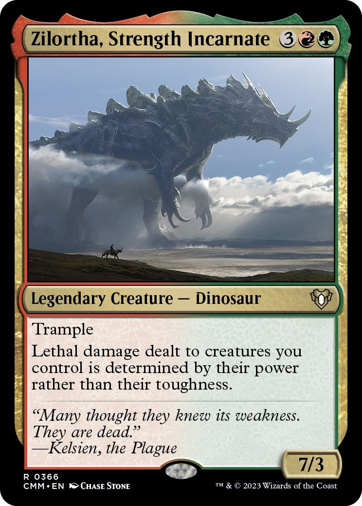 Image for Zilortha, Strength Incarnate (366) (Commander Masters) - Magic: The Gathering