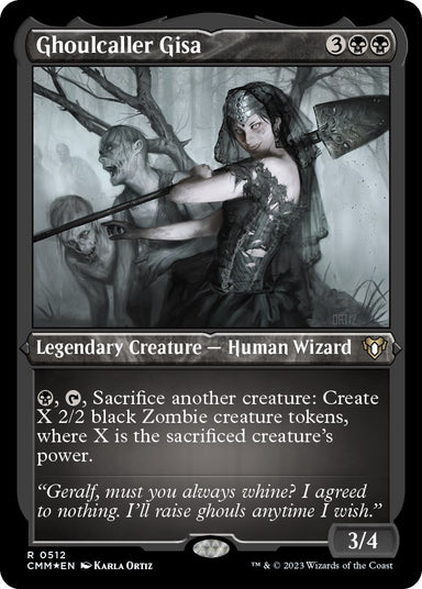 Image for Ghoulcaller Gisa (Foil Etched) (512) (Commander Masters) - Magic: The Gathering