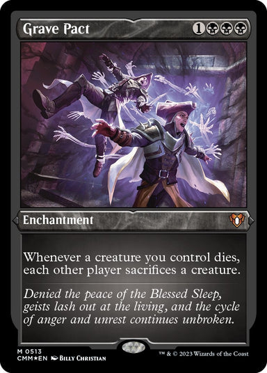 Image for Grave Pact (Foil Etched) (513) (Commander Masters) - Magic: The Gathering