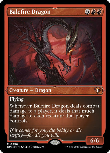 Image for Balefire Dragon (Foil Etched) (530) (Commander Masters) - Magic: The Gathering