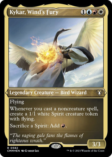 Image for Kykar, Wind's Fury (Foil Etched) (582) (Commander Masters) - Magic: The Gathering