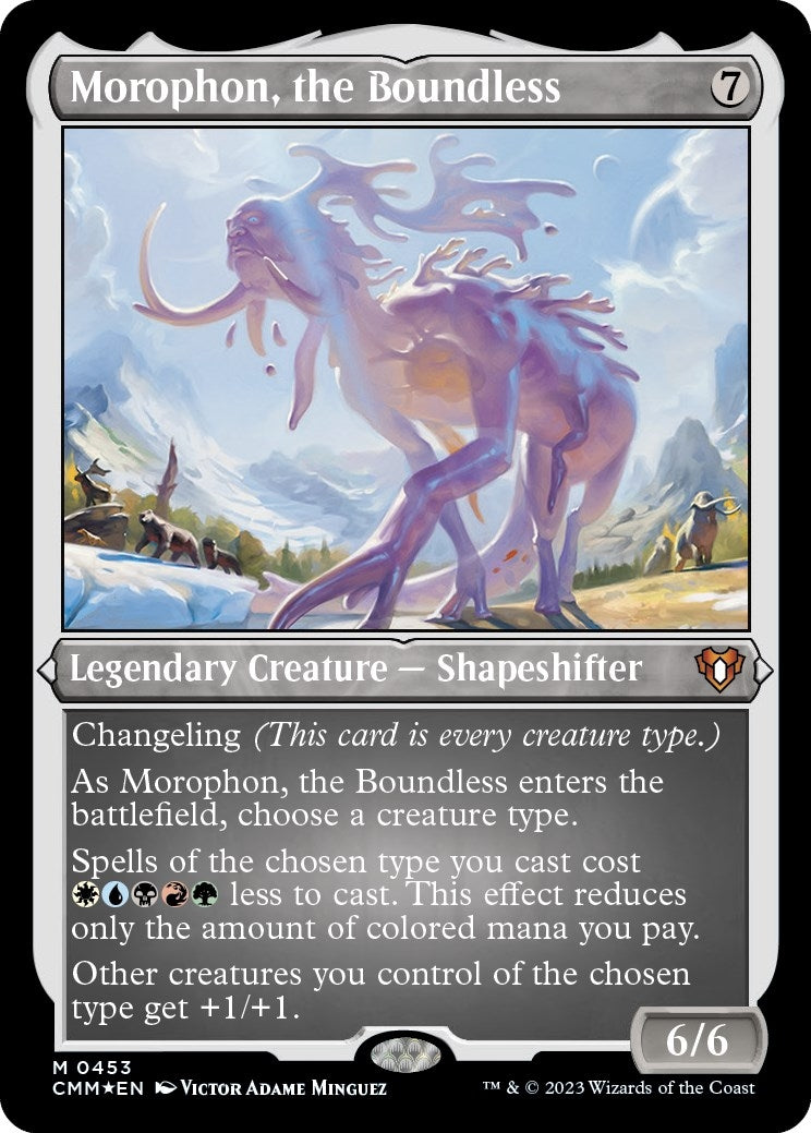 Image for Morophon, the Boundless (Foil Etched) (453) (Commander Masters) - Magic: The Gathering