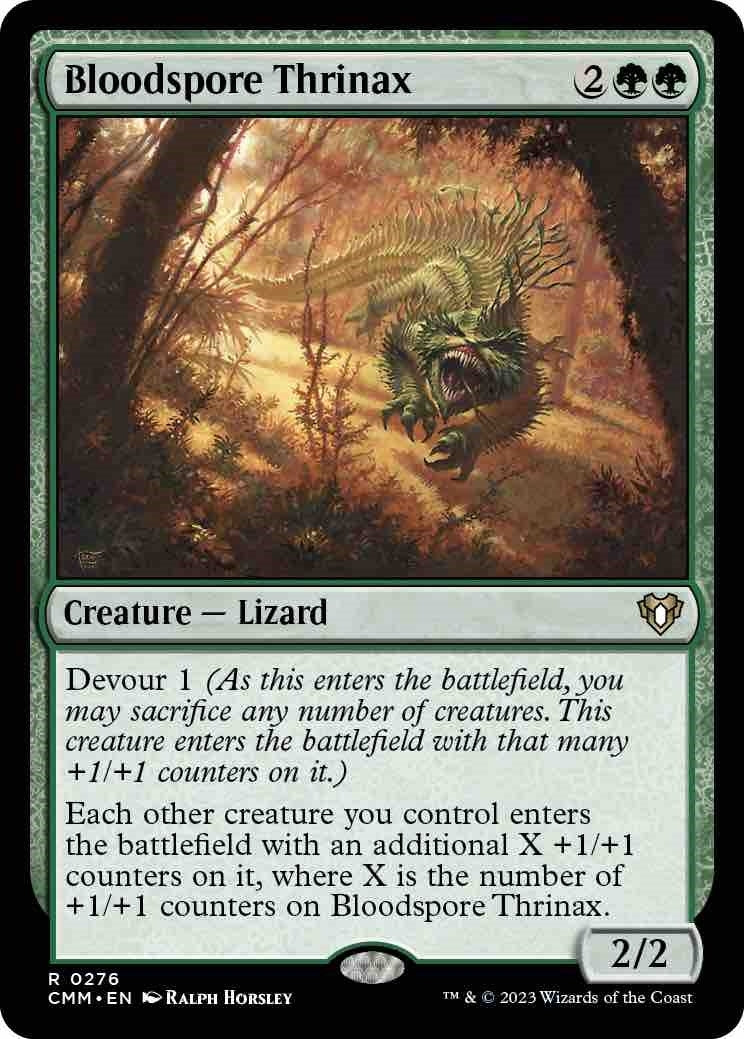 Image for Bloodspore Thrinax (276) (Commander Masters) - Magic: The Gathering