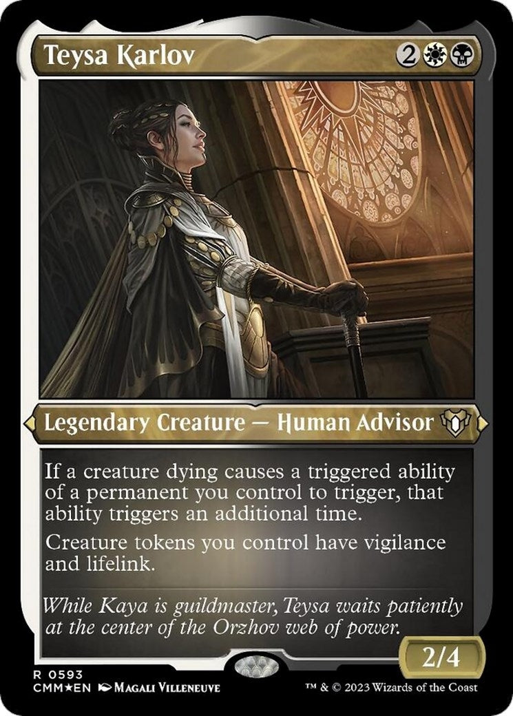 Image for Teysa Karlov (Foil Etched) (593) (Commander Masters) - Magic: The Gathering