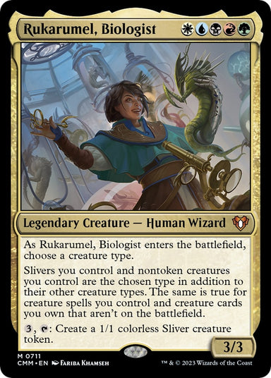Image for Rukarumel, Biologist (711) (Commander Masters) - Magic: The Gathering
