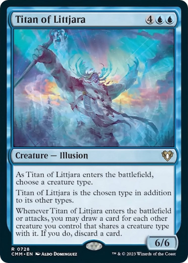 Image for Titan of Littjara (728) (Commander Masters) - Magic: The Gathering
