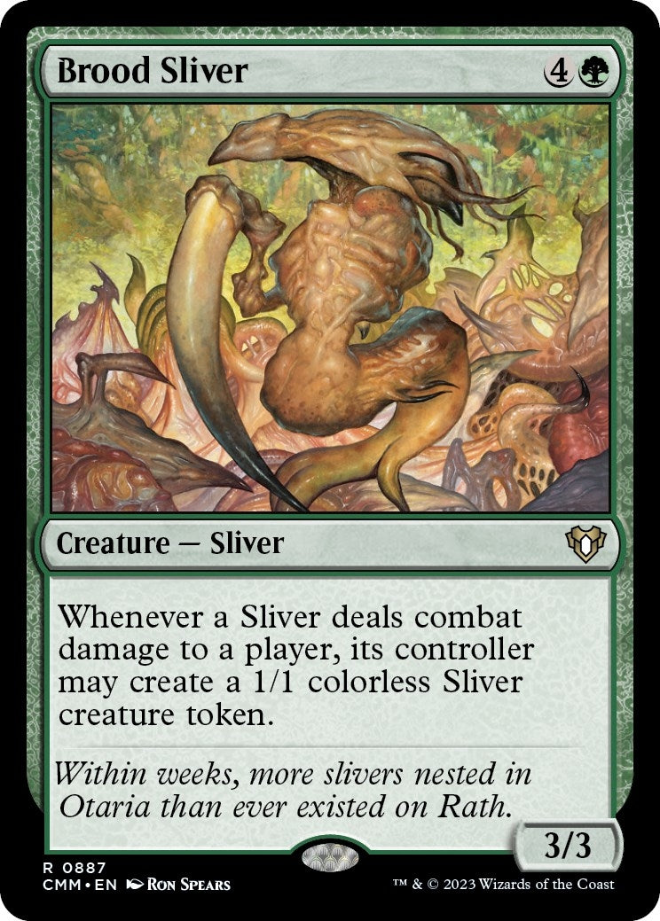 Image for Brood Sliver (887) (Commander Masters) - Magic: The Gathering