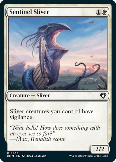 Image for Sentinel Sliver (835) (Commander Masters) - Magic: The Gathering