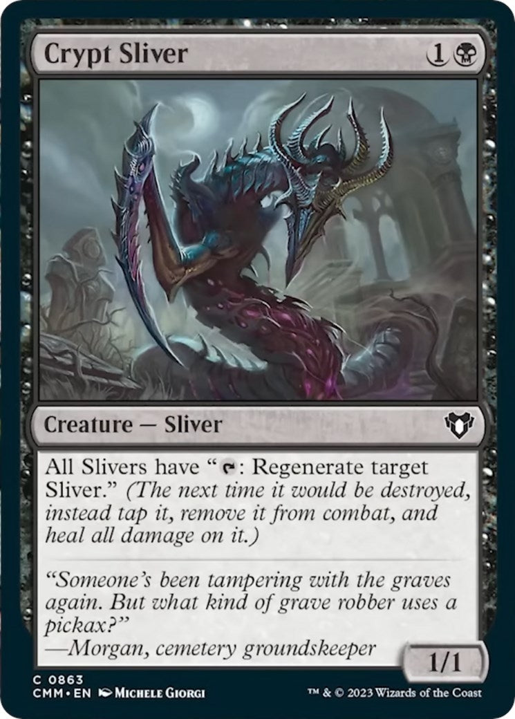 Image for Crypt Sliver (863) (Commander Masters) - Magic: The Gathering