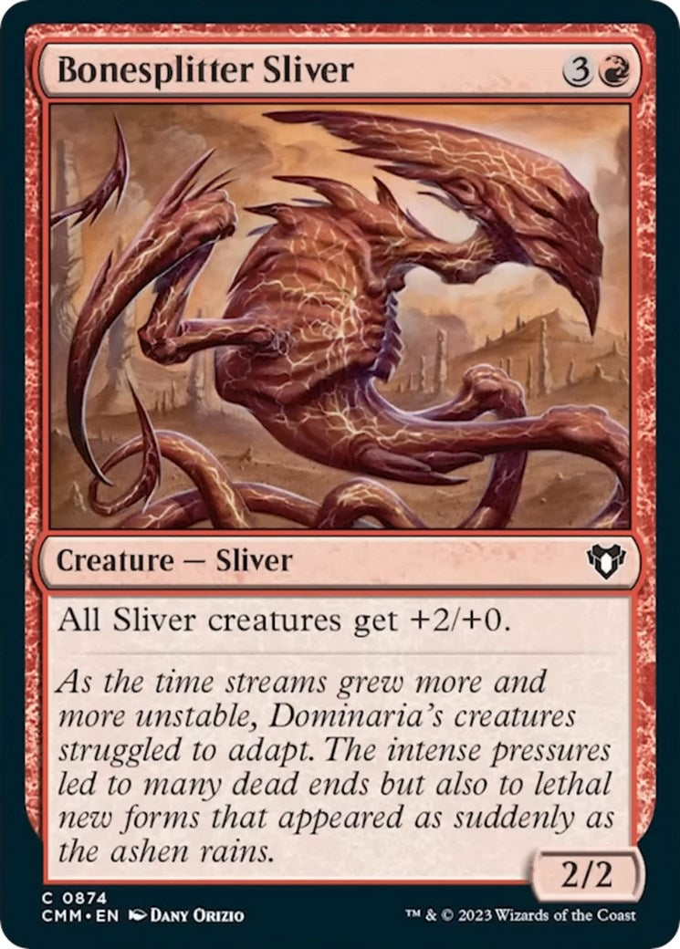 Image for Bonesplitter Sliver (874) (Commander Masters) - Magic: The Gathering