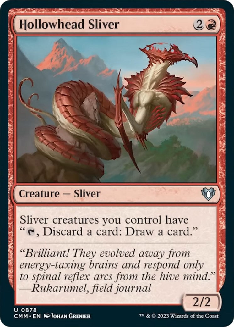 Image for Hollowhead Sliver (878) (Commander Masters) - Magic: The Gathering