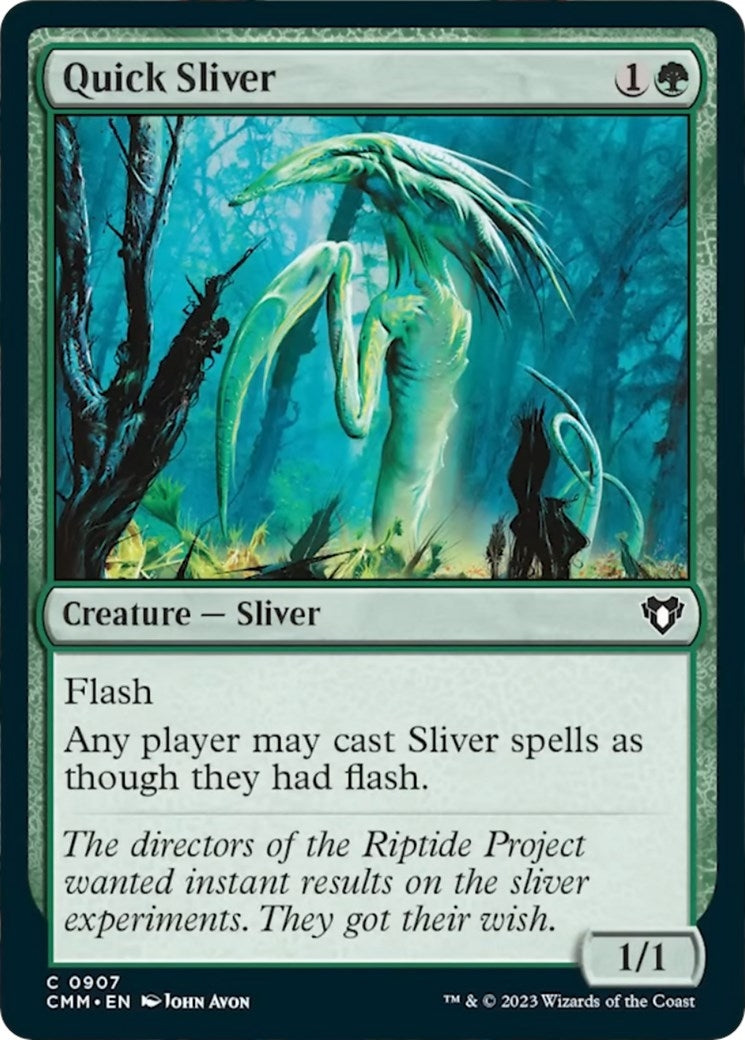 Image for Quick Sliver (907) (Commander Masters) - Magic: The Gathering