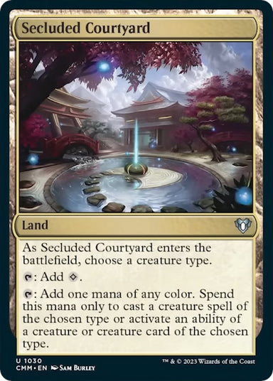 Image for Secluded Courtyard (1030) (Commander Masters) - Magic: The Gathering