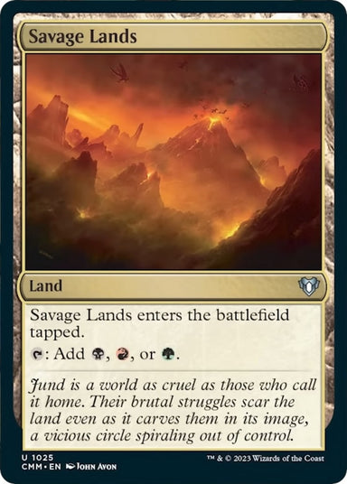 Image for Savage Lands (1025) (Commander Masters) - Magic: The Gathering