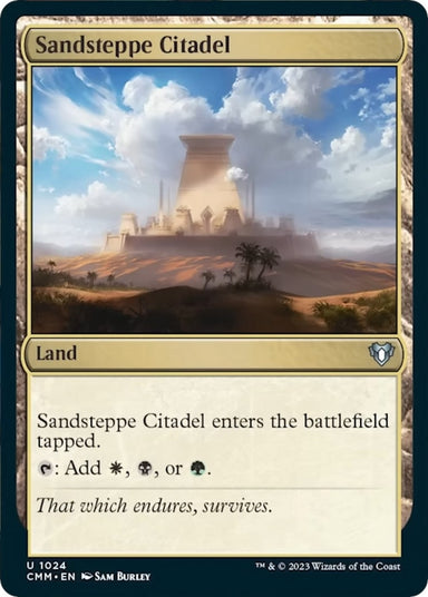 Image for Sandsteppe Citadel (1024) (Commander Masters) - Magic: The Gathering