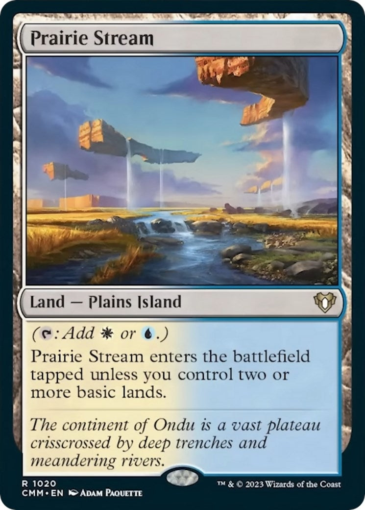 Image for Prairie Stream (1020) (Commander Masters) - Magic: The Gathering