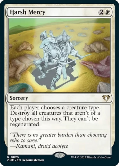Image for Harsh Mercy (825) (Commander Masters) - Magic: The Gathering