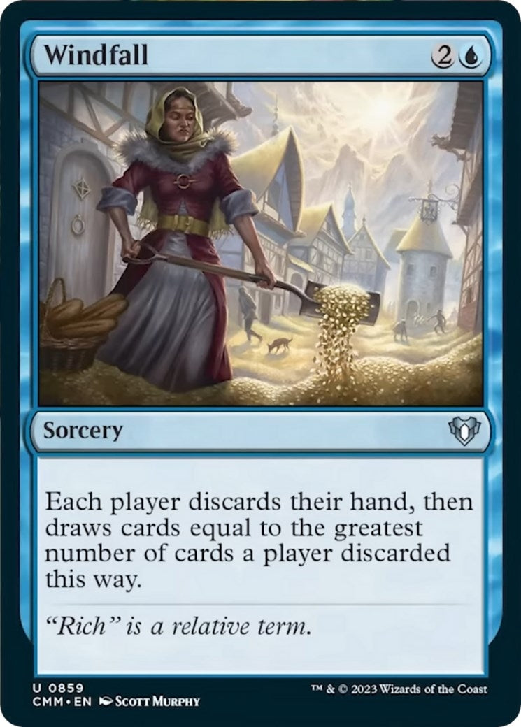 Image for Windfall (859) (Commander Masters) - Magic: The Gathering